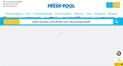 Desktop Screenshot of fresh-pool.de