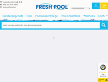 Tablet Screenshot of fresh-pool.de